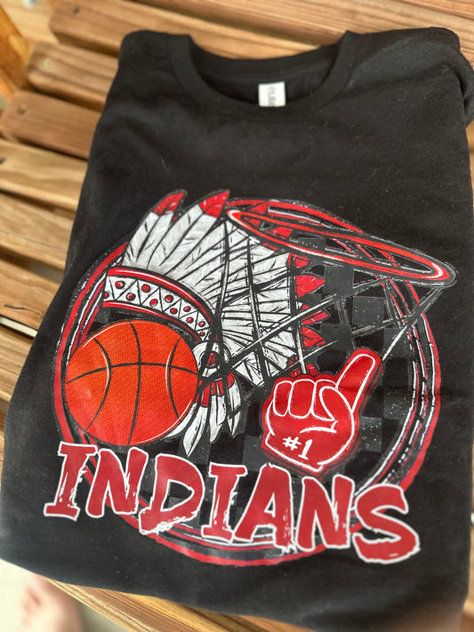 Indians Basketball | youth tees