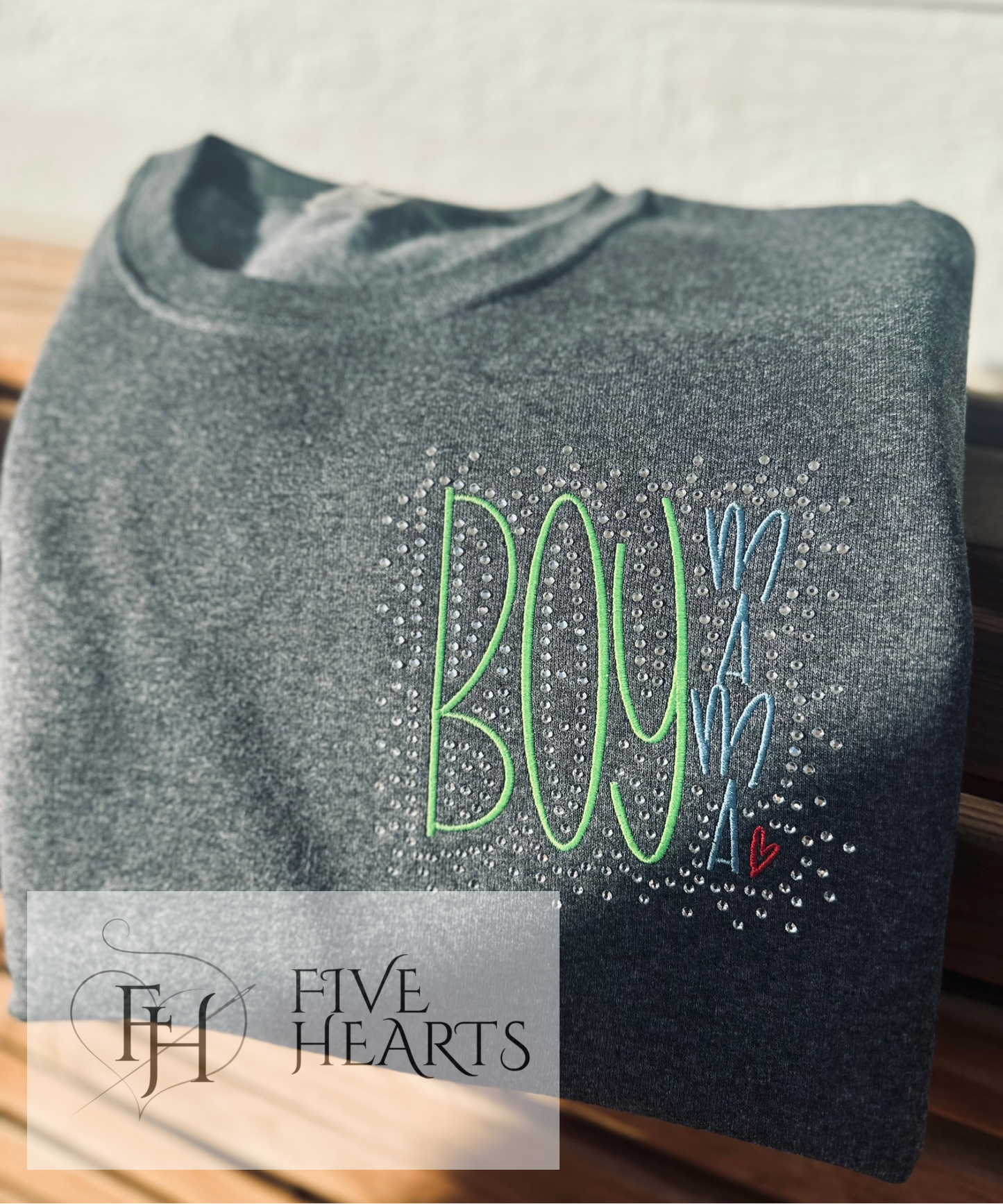 Boy Mama Pocket | Embroidery