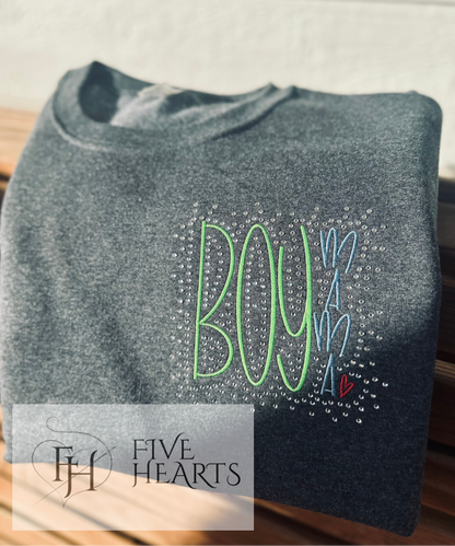 Boy Mama Pocket | Embroidery