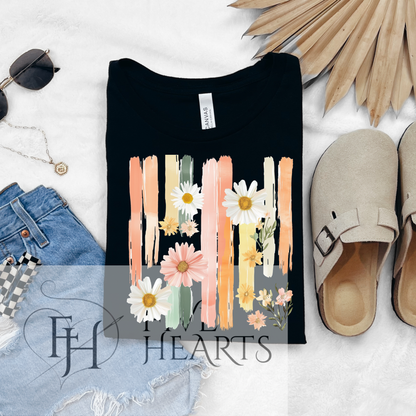 Spring Floral | Graphic Tee | DTF Printed