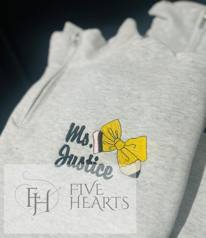 Teacher Pocket | Embroidery