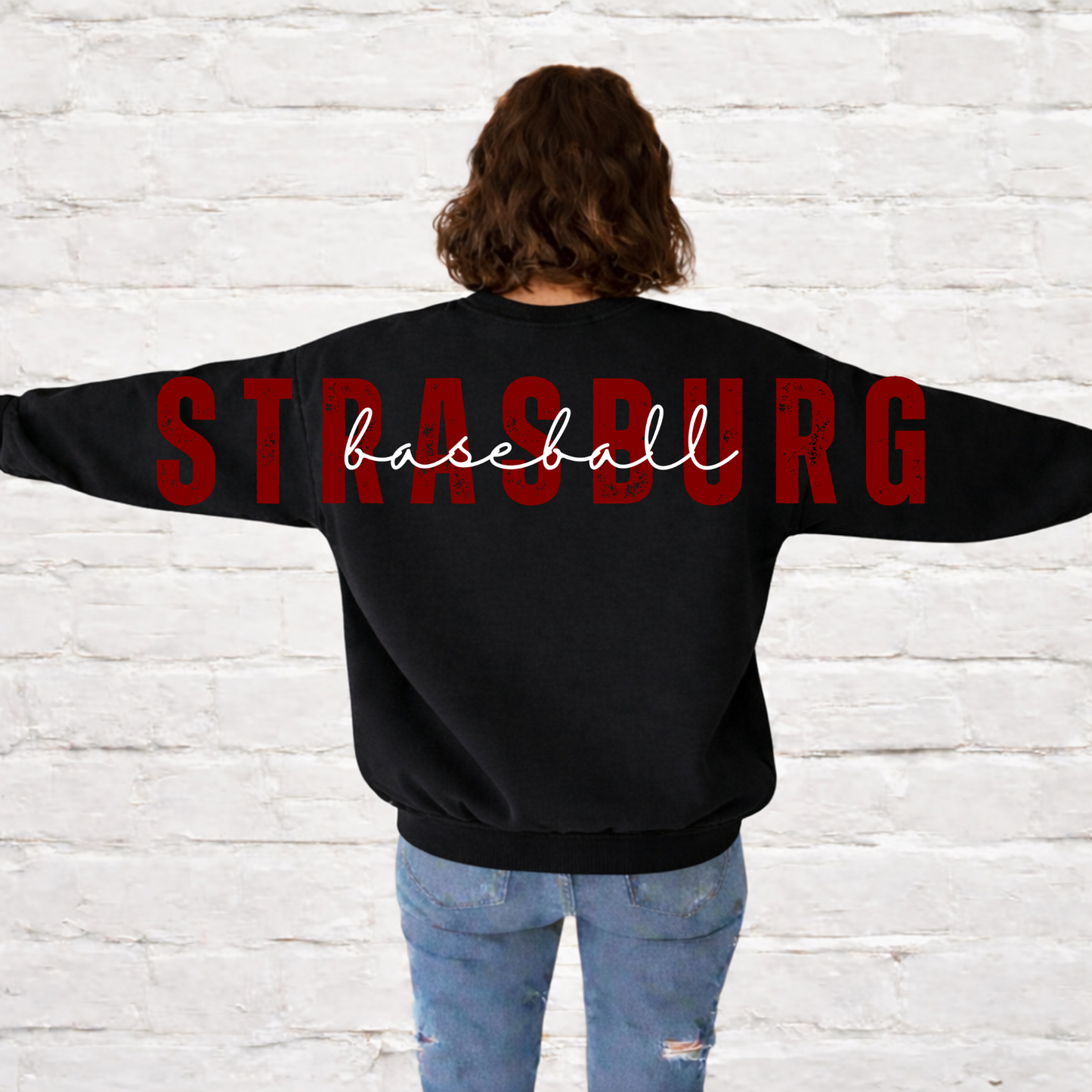 Strasburg | Indians Baseball Full Back | Team Apparel | DTF Printed