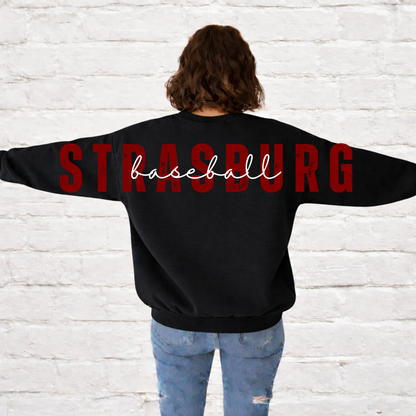 Strasburg | Indians Baseball Full Back | Team Apparel | DTF Printed