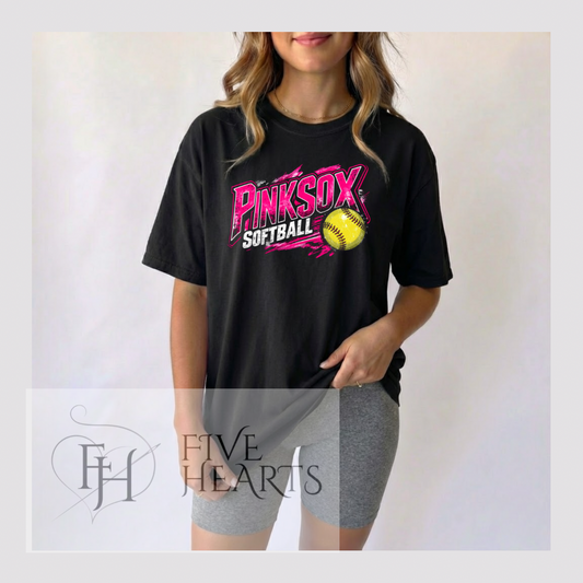 PinkSox Softball Shirt | Fan Gear Apparel
