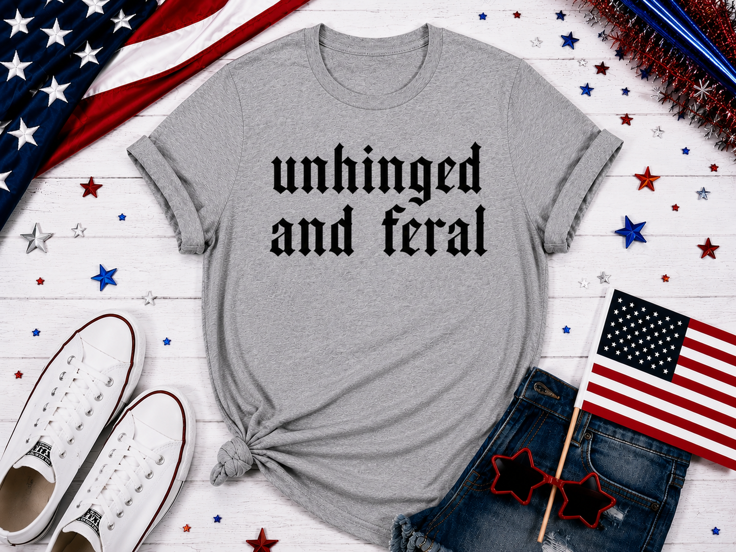 Unhinged and Feral | Print on Hand