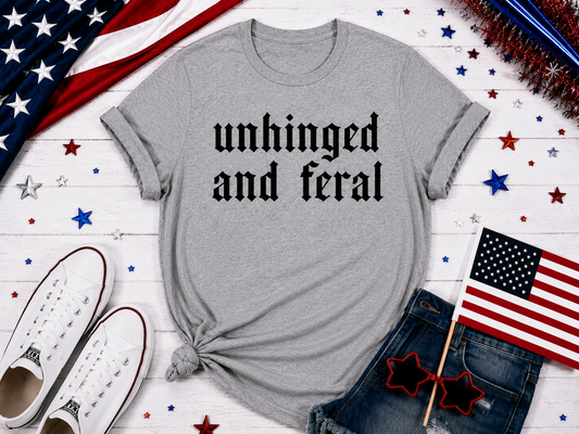 Unhinged and Feral | Print on Hand