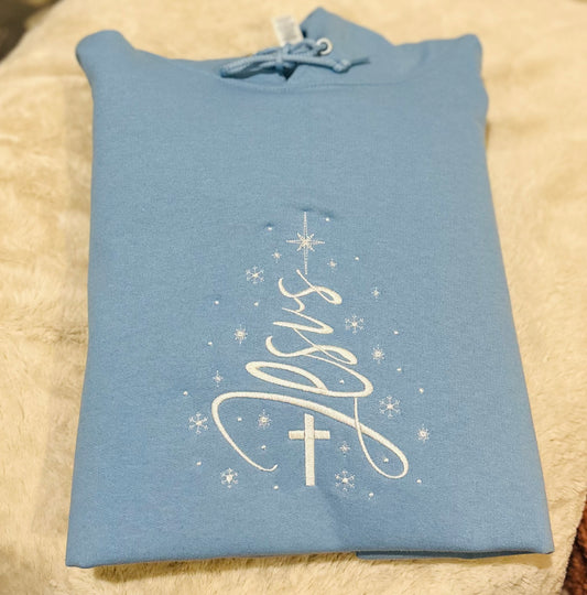 Christmas Tree | Jesus | Embroidered