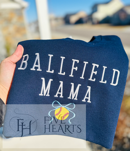 Ballfield Mama| Embroidery