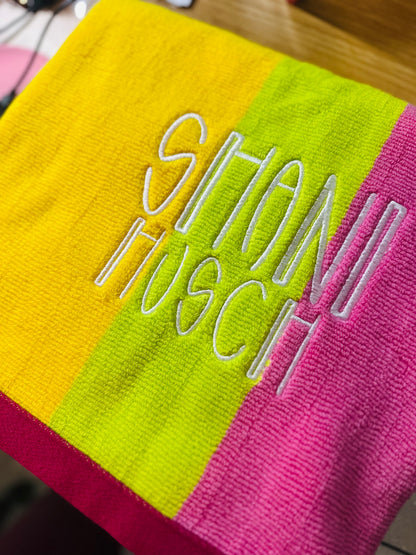 Embroidered Beach Towel