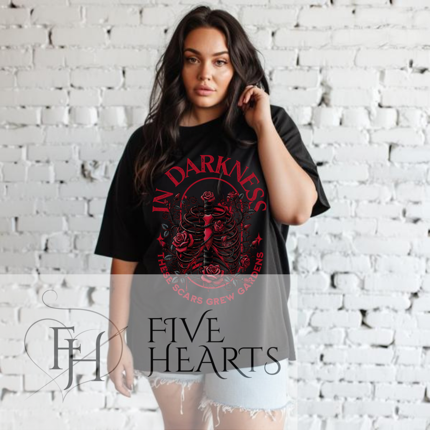 In Darkness | Graphic Tee | DTF Printed