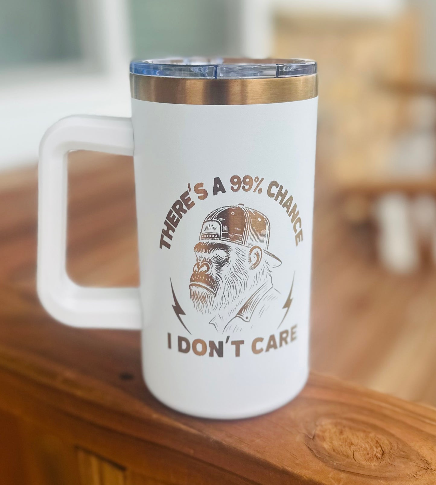 20 oz engraved cup w/lid and straw