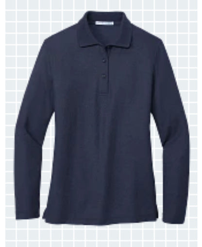 Reserved for Needham: Women's Port Authority L500LS Silk Touch™ Long Sleeve Polo