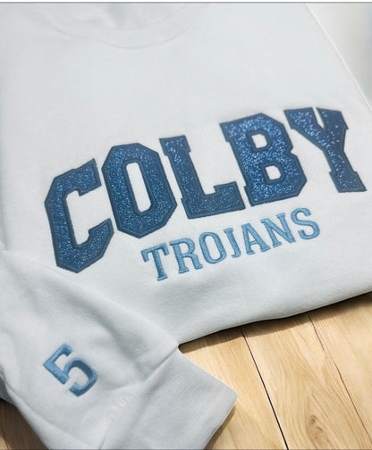 Custom Name Applique | Embroidery | Glitter Applique | Custom