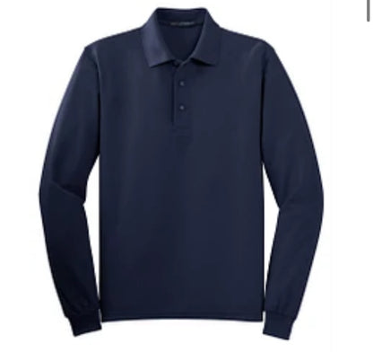 Reserved for Needham: Port Authority K500LS Silk Touch™ Long Sleeve Polo