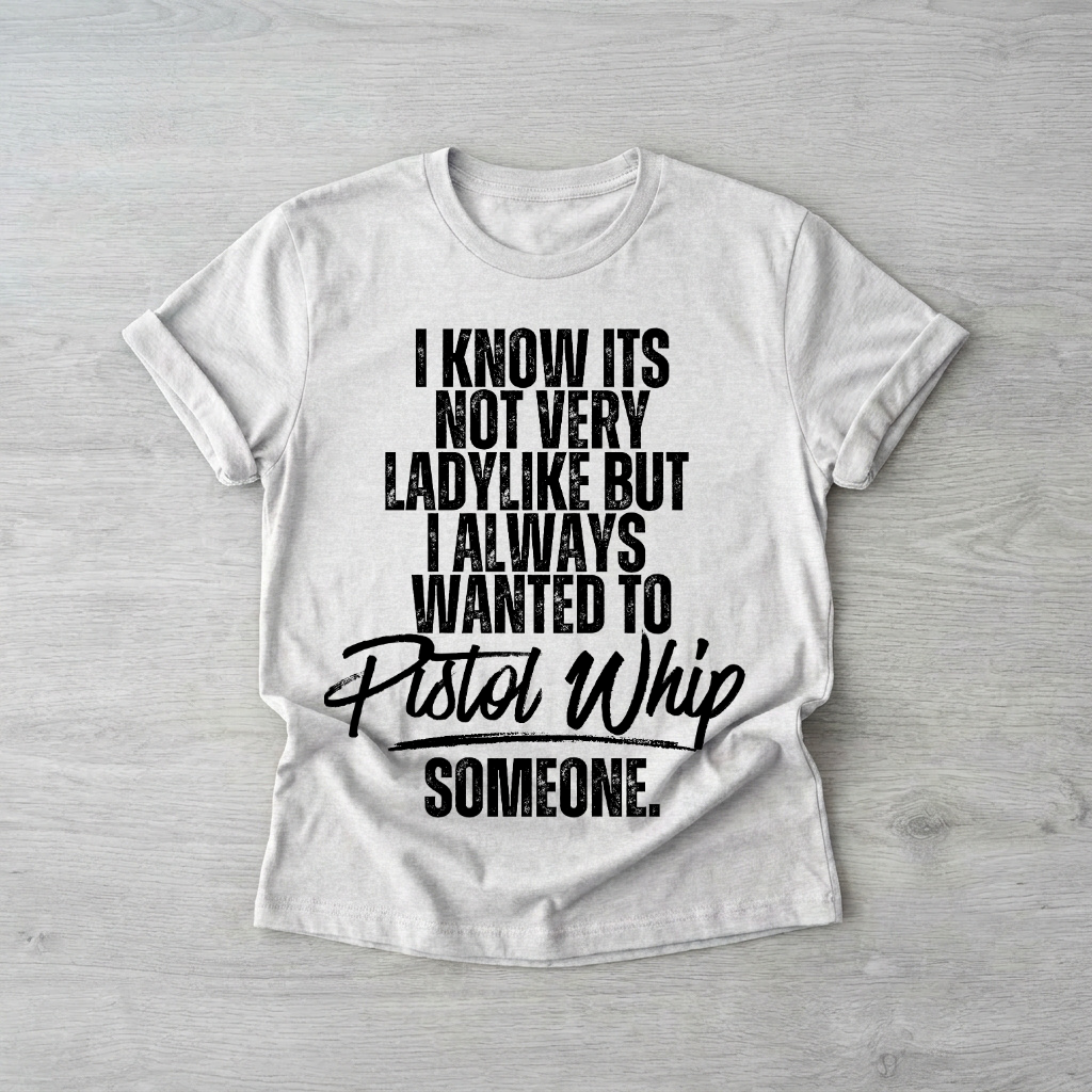 Not very ladylike | Printed