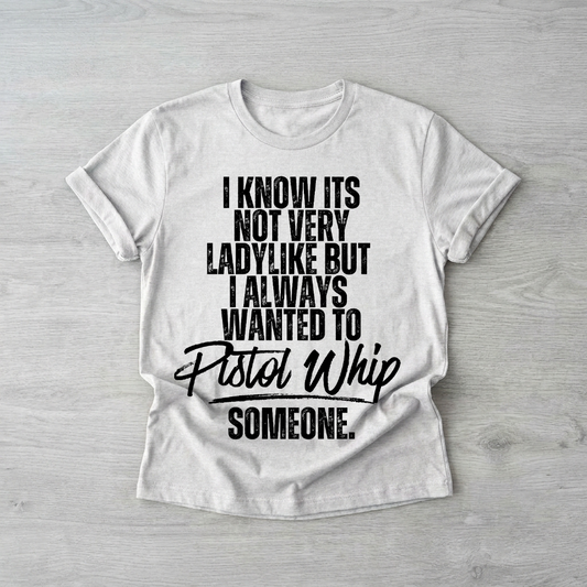 Not very ladylike | Printed