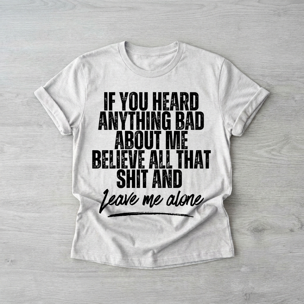 Leave me alone | Printed