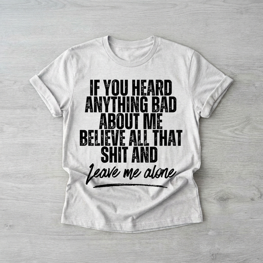Leave me alone | Printed