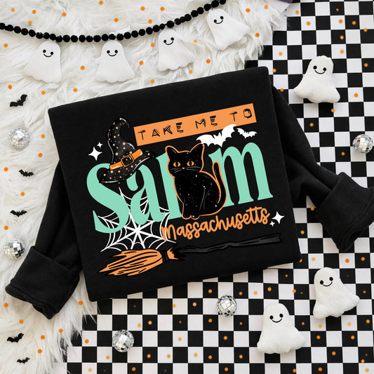 Take Me to Salem Massachusetts | Halloween | Printed