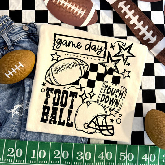 Game Day Football Touchdown | Printed