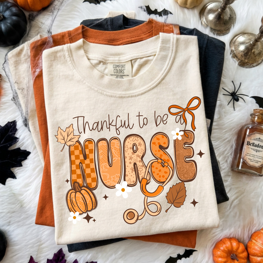Thankful to Be a Nurse | Printed
