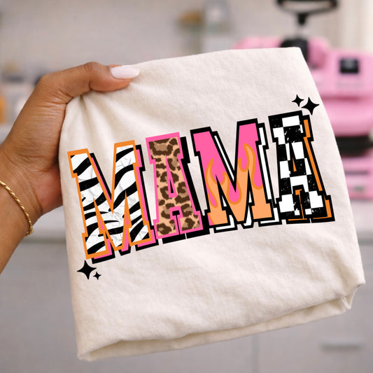 Mixed Pattern Mama | Printed
