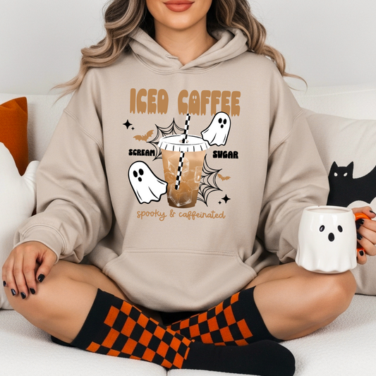 Spooky & Caffeinated Iced Coffee | Halloween | Printed
