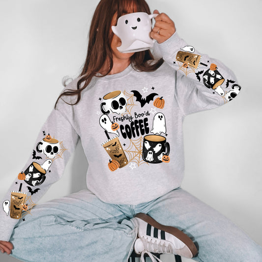 Freshly Boo'd Coffee | Halloween | Printed
