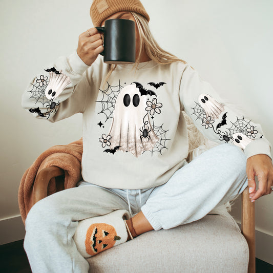 Ghost & Blooms | Halloween | Printed