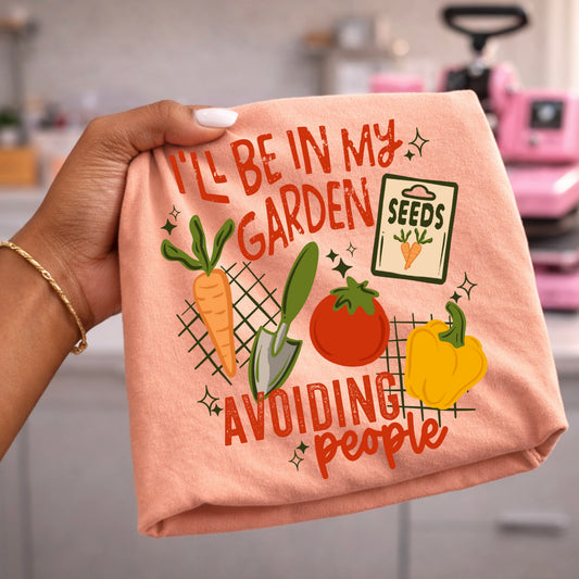 In My Garden Avoiding People | Printed