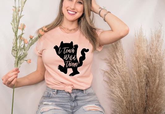 I teach wild things | Printed