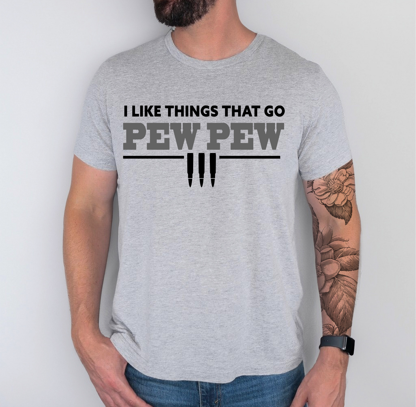 I like things that go pew pew | Printed