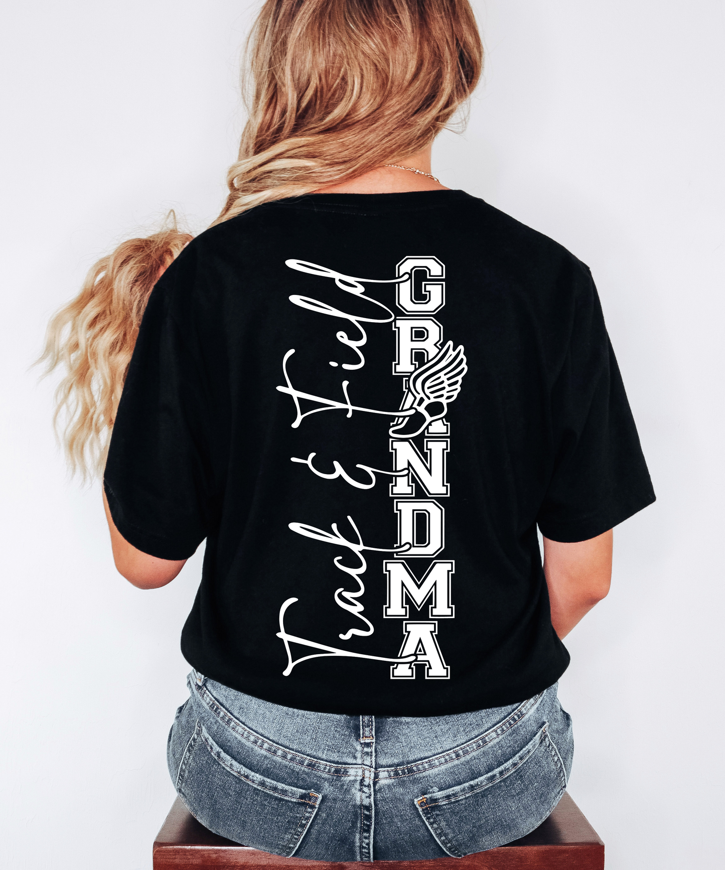 Track & field grandma | Printed
